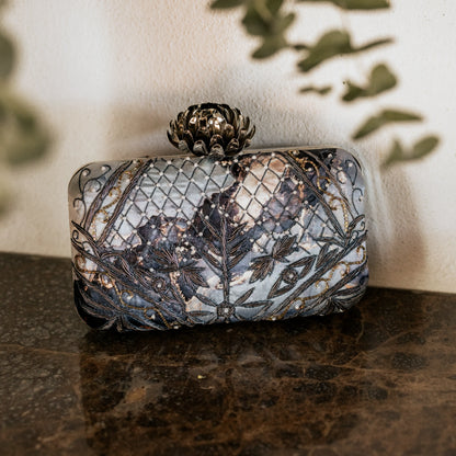 Bolso Loto Rangiroa Plata Azules