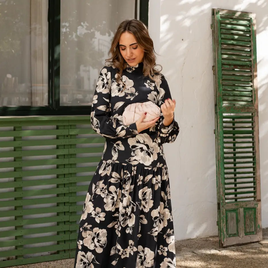 Bolso Nube Pequeño Scena Motif Rosa palo