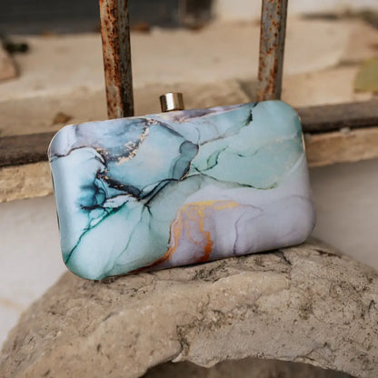 Bolso Print Humo Azul agua