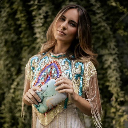 Bolso Print Humo Azul agua