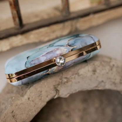 Bolso Print Humo Azul agua