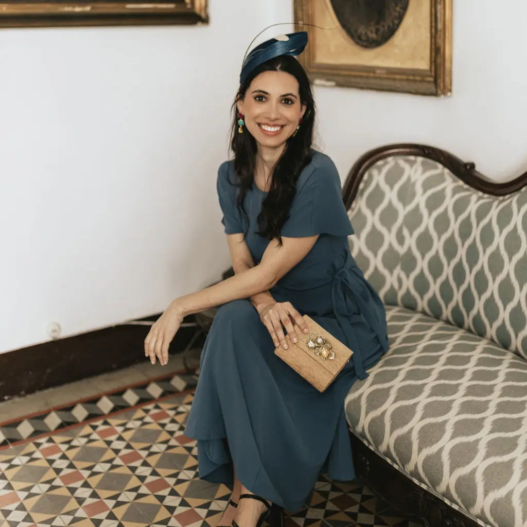 Mini Treasure Stones Camel Hard Shell Bag