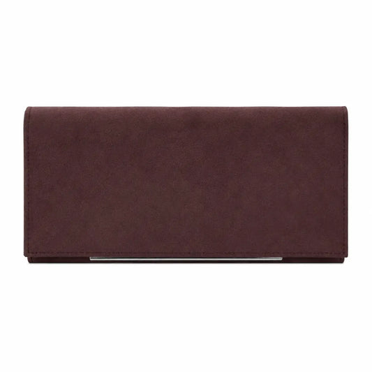 Light Pink Chrome Envelope Clutch