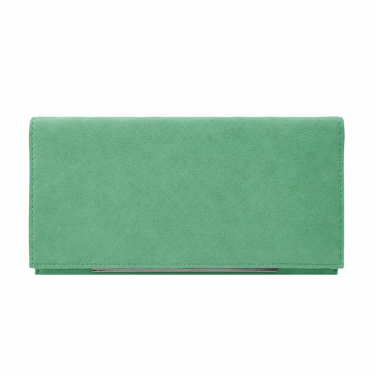Bolso Sobre Cromo Verde Agua