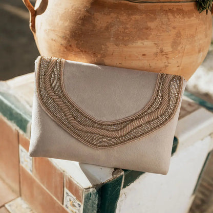 Bolso Sobre Delphine Rosa Palo