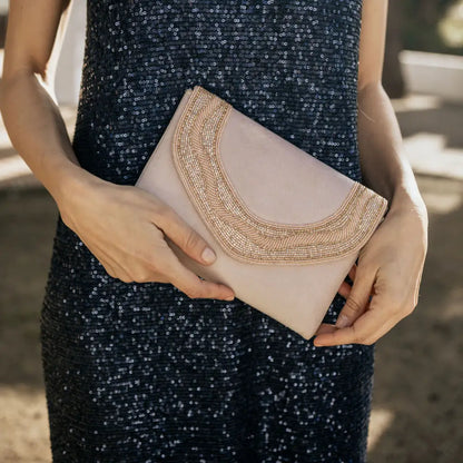 Bolso Sobre Delphine Rosa Palo