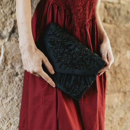 Black Sabina Envelope Bag