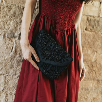 Black Sabina Envelope Bag