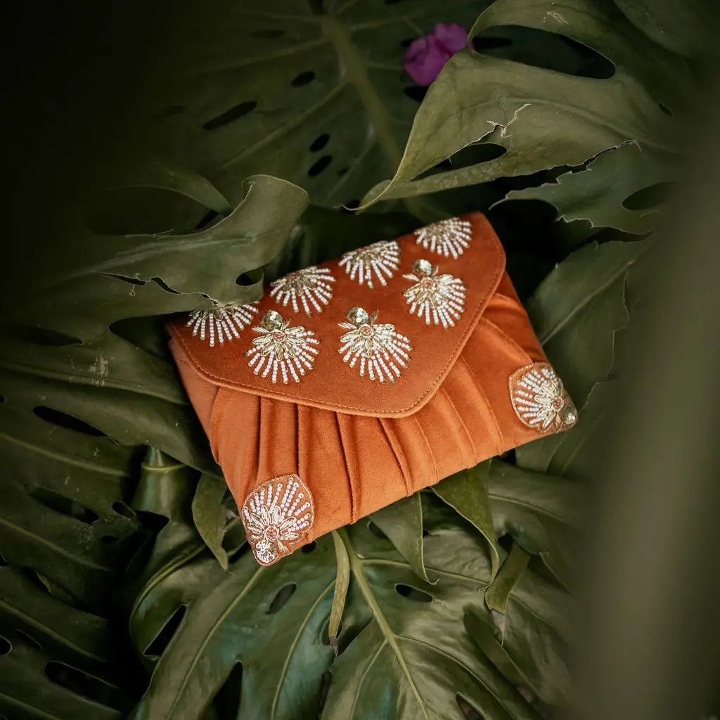 Bolso Sobre Zahara Naranja terracota