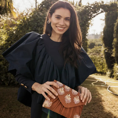 Bolso Sobre Zahara Naranja terracota