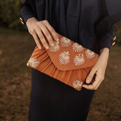 Bolso Sobre Zahara Naranja terracota