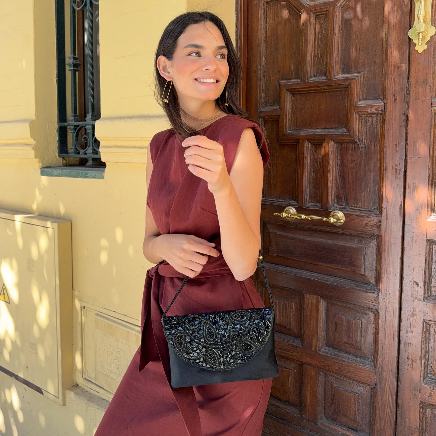 Bolso Sobre Ónix Negro