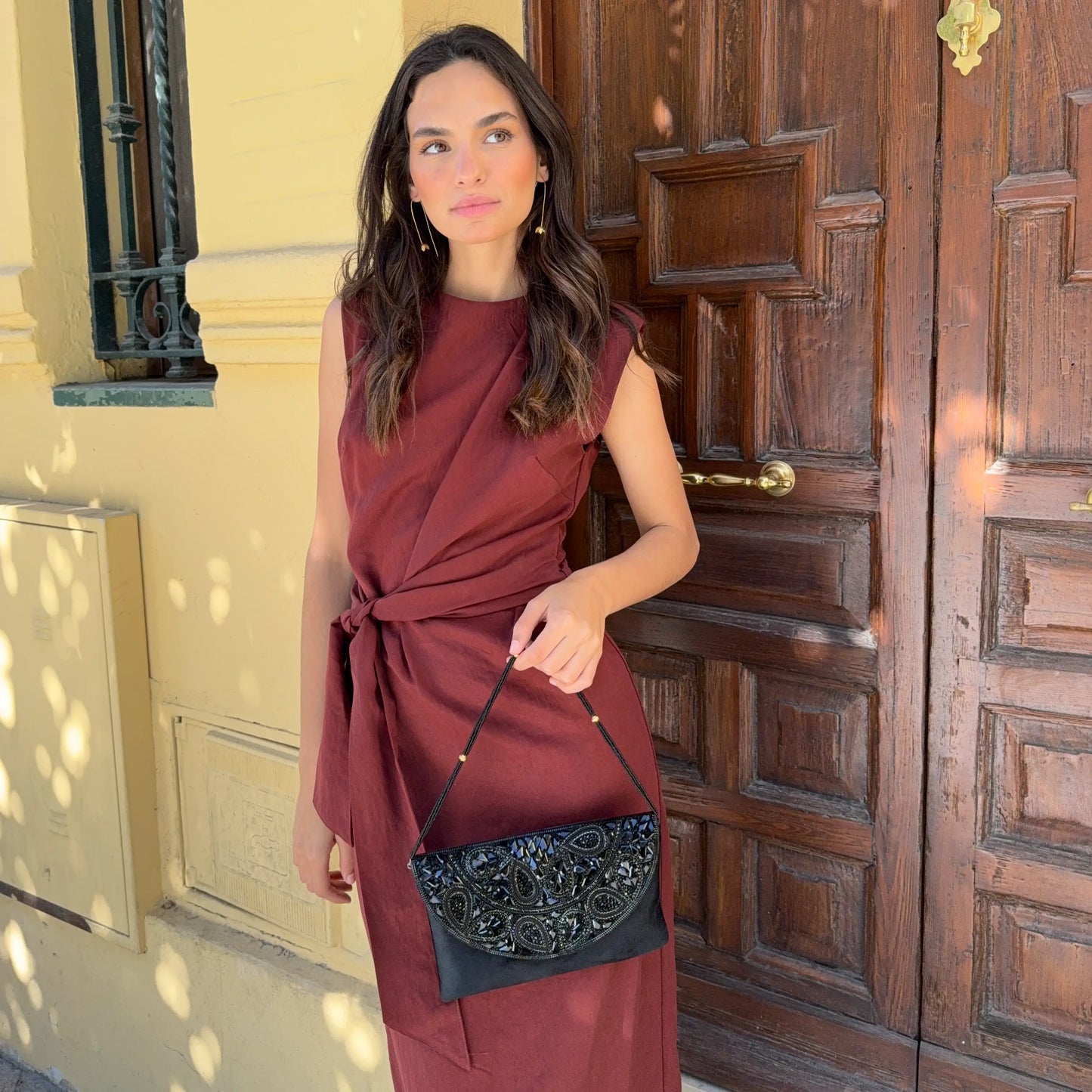 Bolso Sobre Ónix Negro