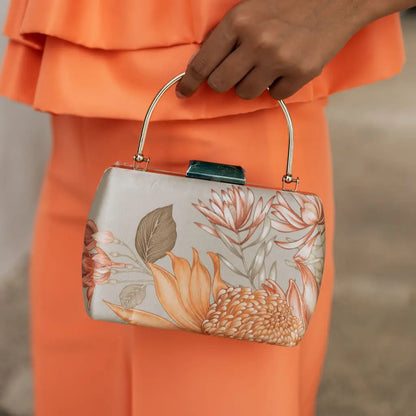 Bolso Tesa Naranja, Rosa y Verde