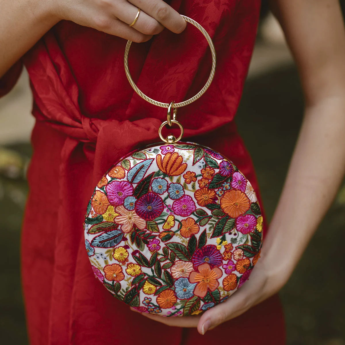 Bolso Circular Botanic Garden Multicolor