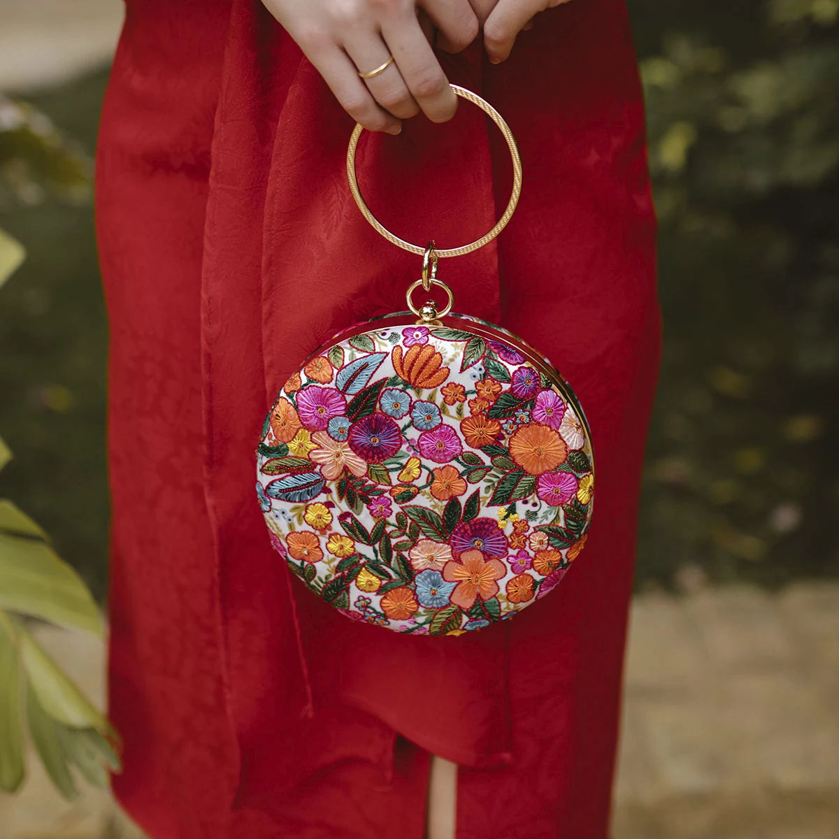 Bolso Circular Botanic Garden Multicolor