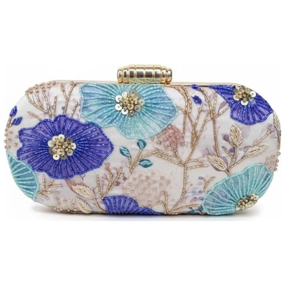 Bolso Ovalado Lennox Azura Azules