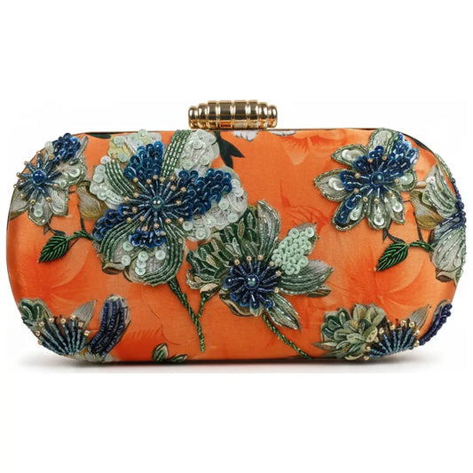 Bolso Ovalado Lennox Petaluz Naranja, Azul y Verde