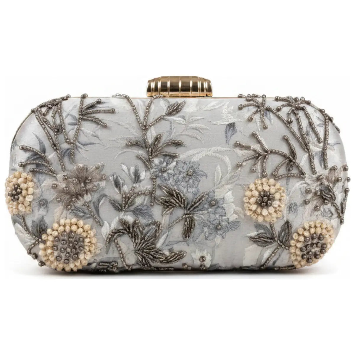 Bolso Ovalado Lennox Vertas Verde Gris