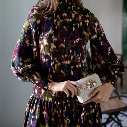 Bolso Rígido Mini Treasure Piedras Crema