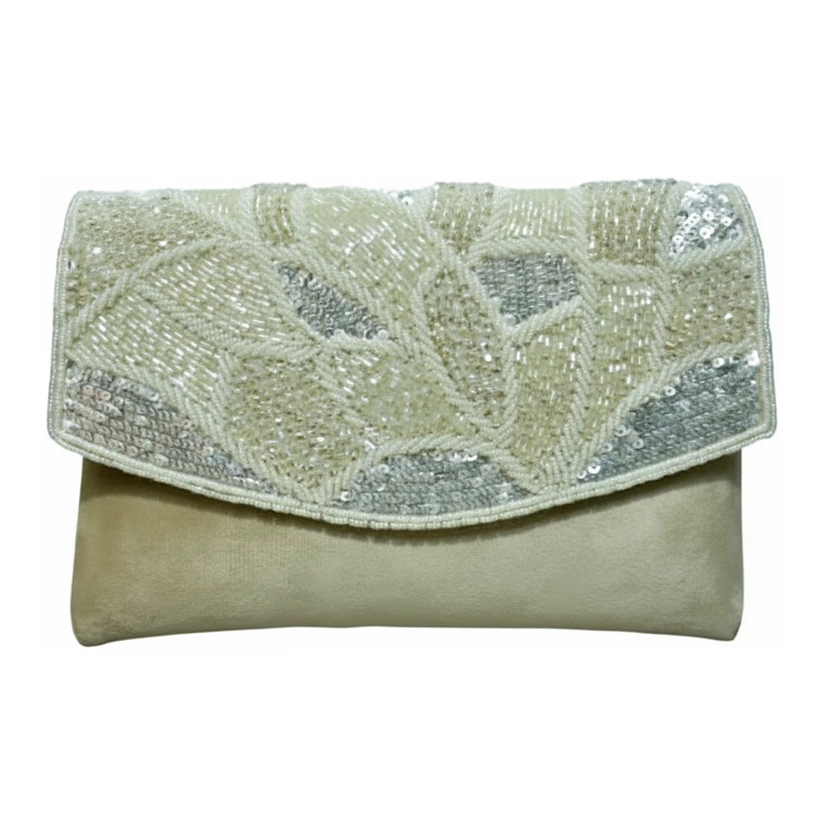 Bolso Sobre Cristalé Beige y Marrones