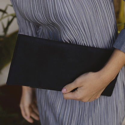 Bolso Sobre Cromo Azul Marino