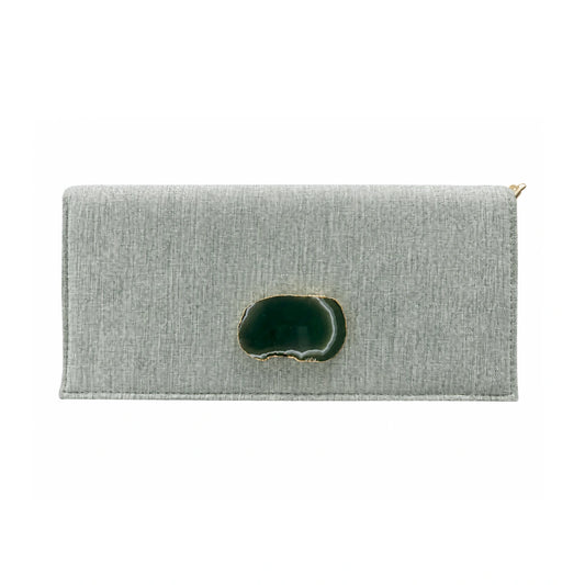 Bolso Sobre Stone Verde agua