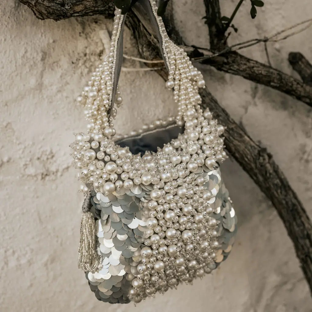 Bombonera Perlé Gris claro