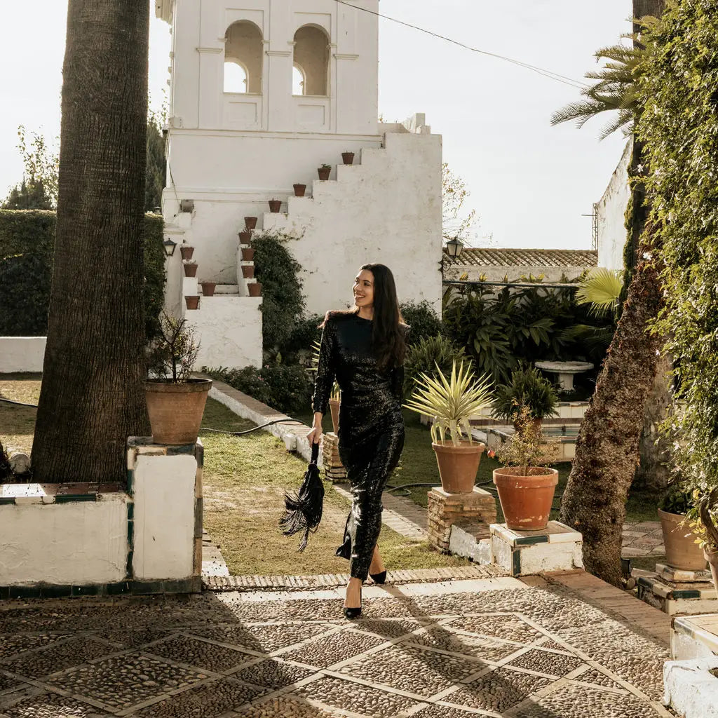 Bombonera Sulman Flecos Negro