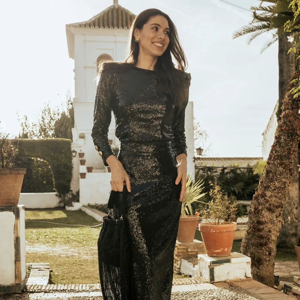 Bombonera Sulman Flecos Negro