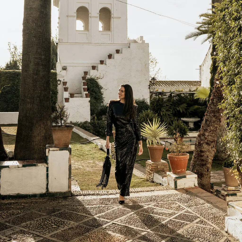 Bombonera Sulman Flecos Negro