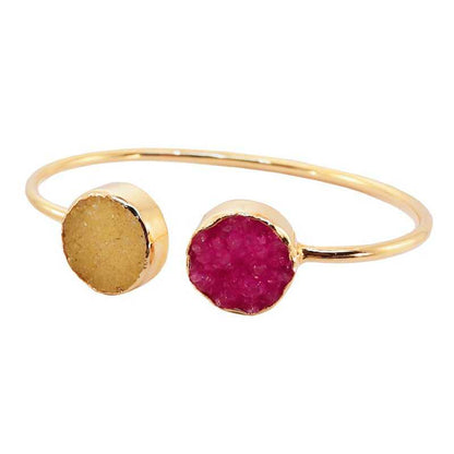 Brazalete Kivi Amarillo y Fucsia