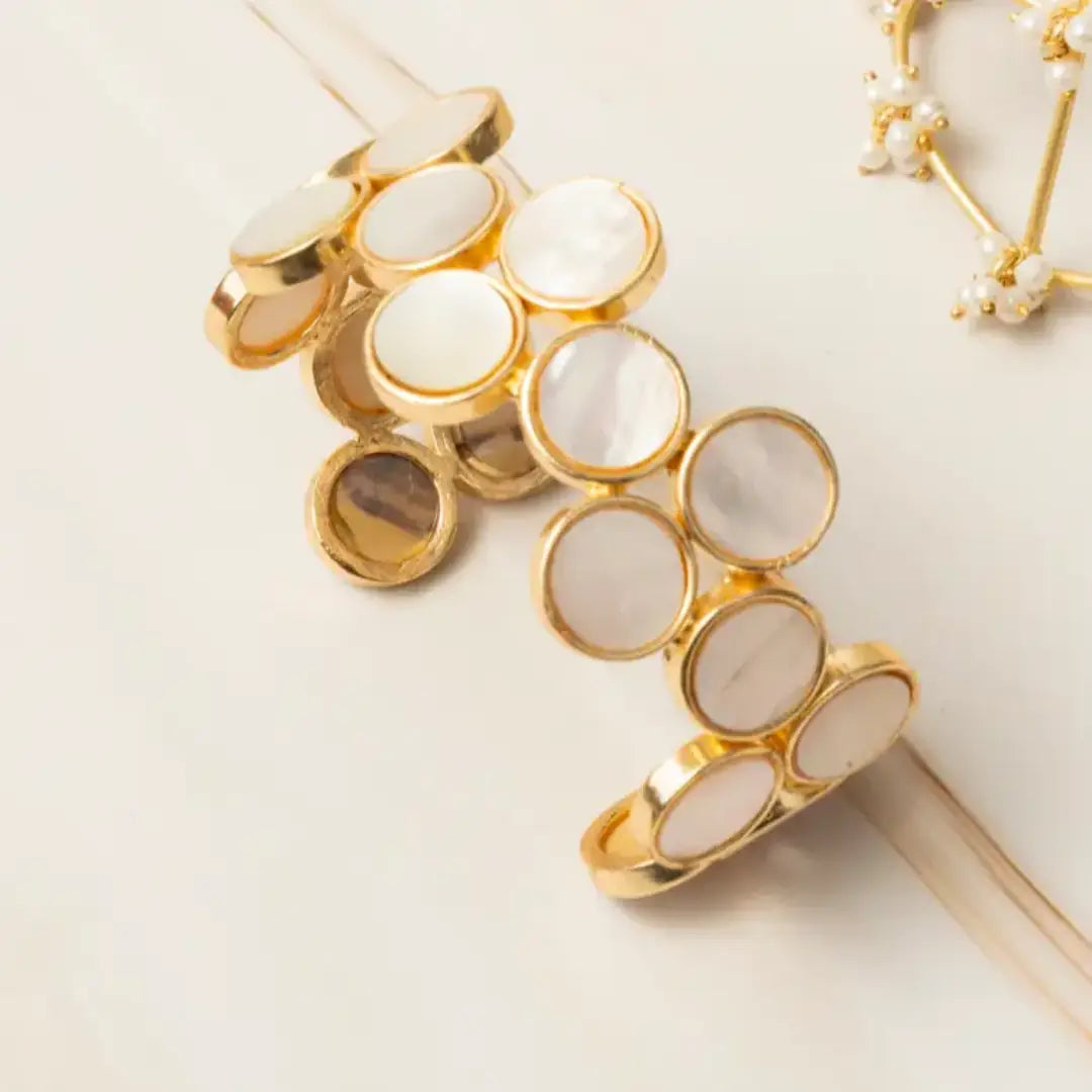 Brazalete Bulle Blanco Nácar
