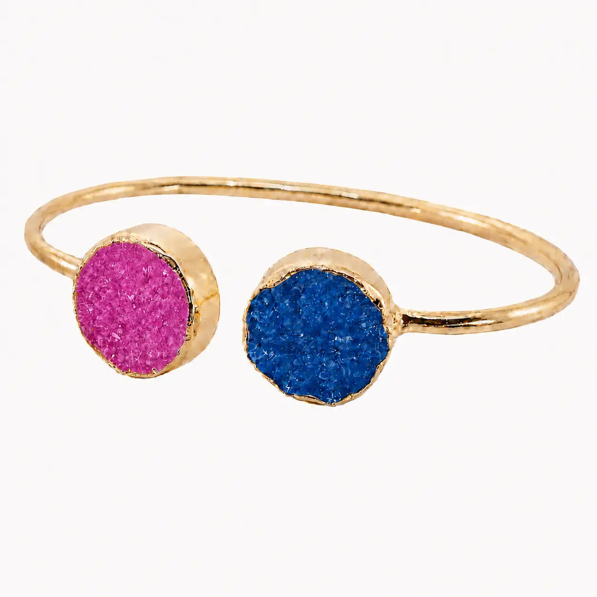 Brazalete Kivi Azul Turquesa y Fucsia mo