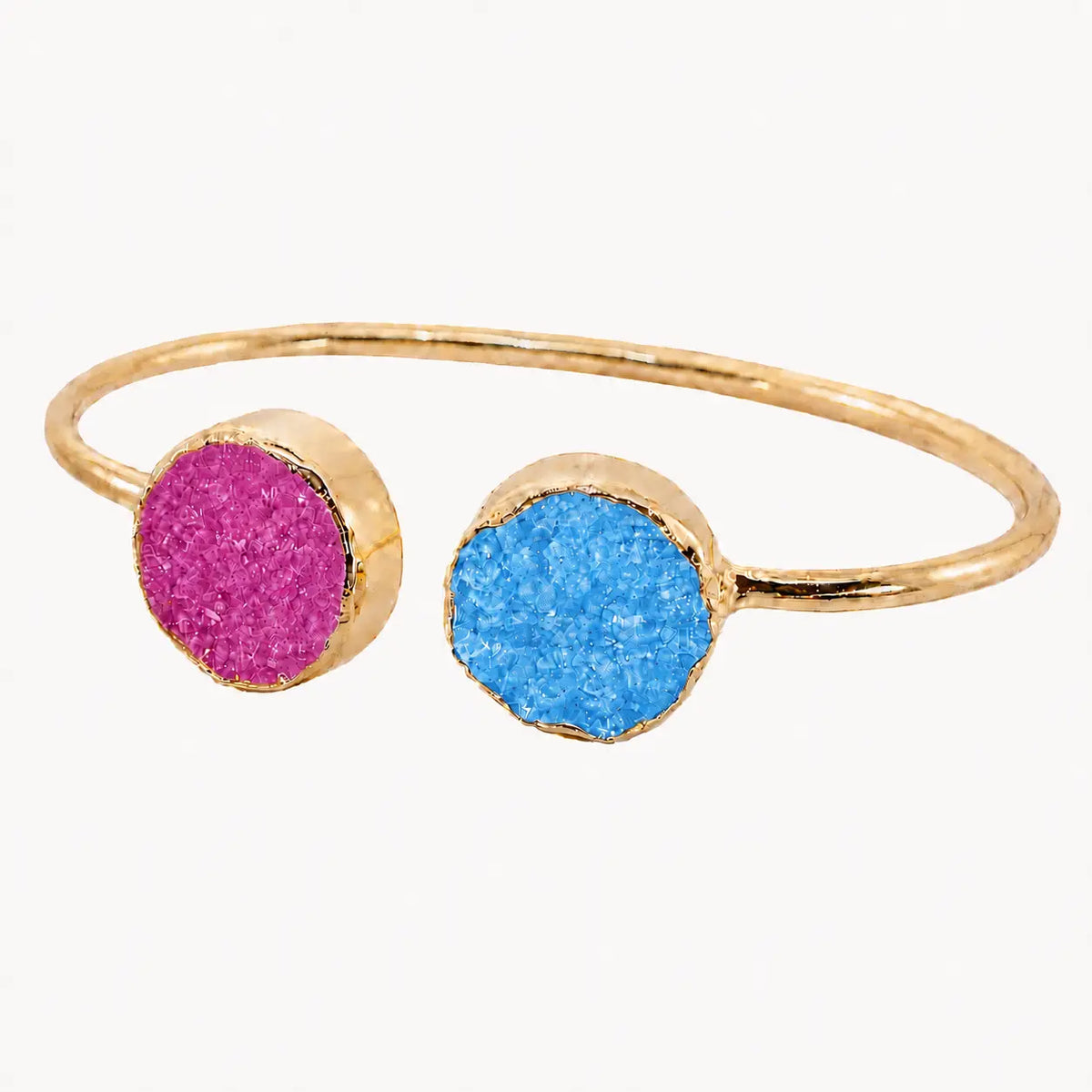 Brazalete Kivi Azul Turquesa y Fucsia mo