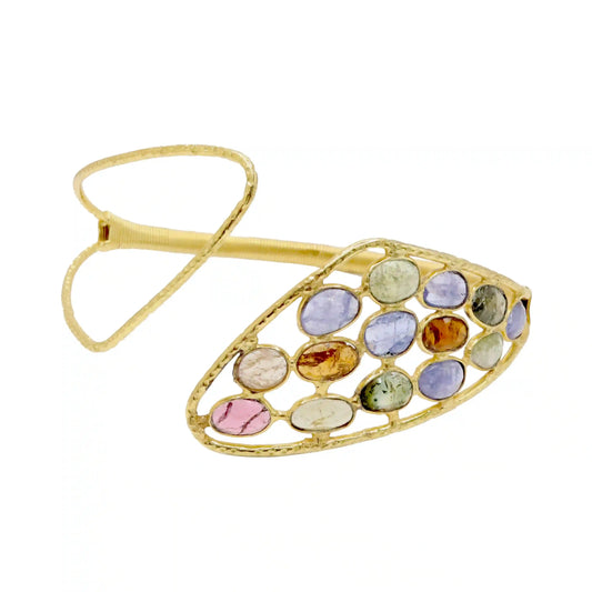 Brazalete Luminis Turmalinas multicolor