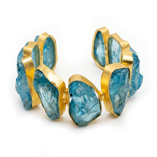 Brazalete Magia Rough Azul agua