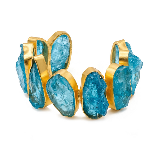Brazalete Magia Rough Azul turquesa