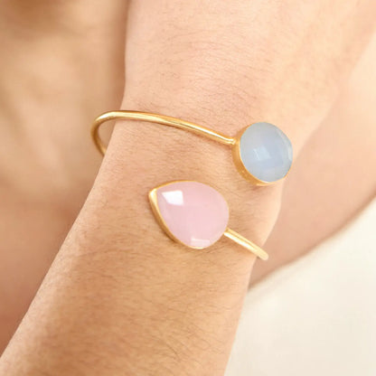 Brazalete Cg Rosa claro y Azul claro