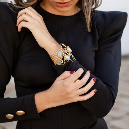 Brazalete Úrsula Ed. Limitada Azul agua