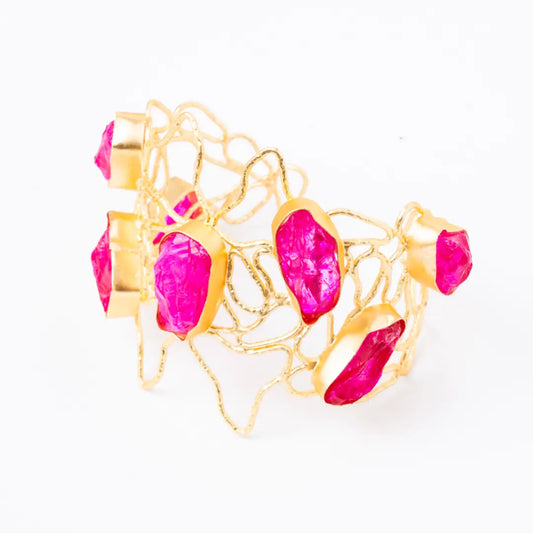 Brazalete Úrsula Ed. Limitada Rough Fucsia