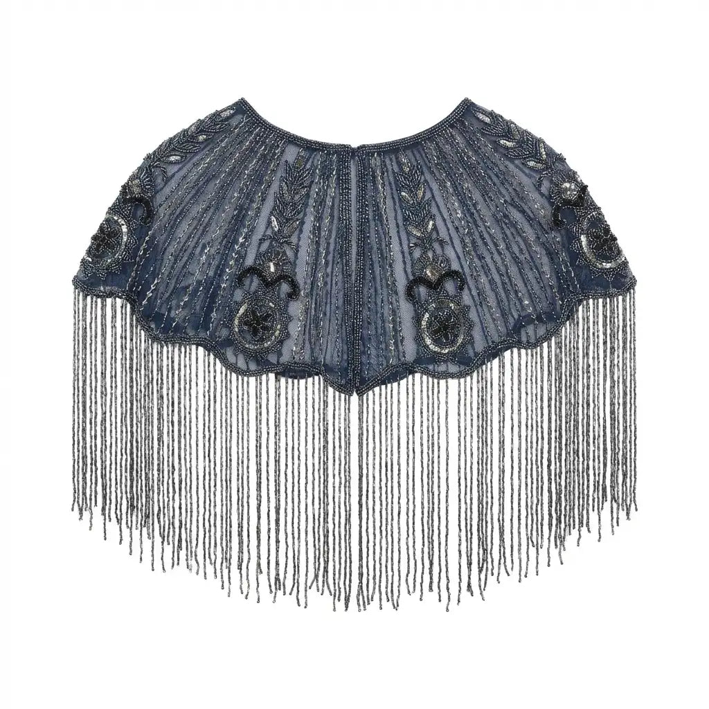 Capa Joya Azahara Azul Oscuro y Cromo