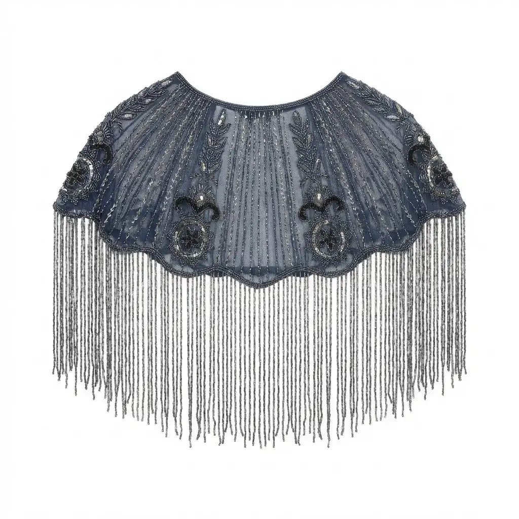 Capa Joya Azahara Azul Oscuro y Cromo