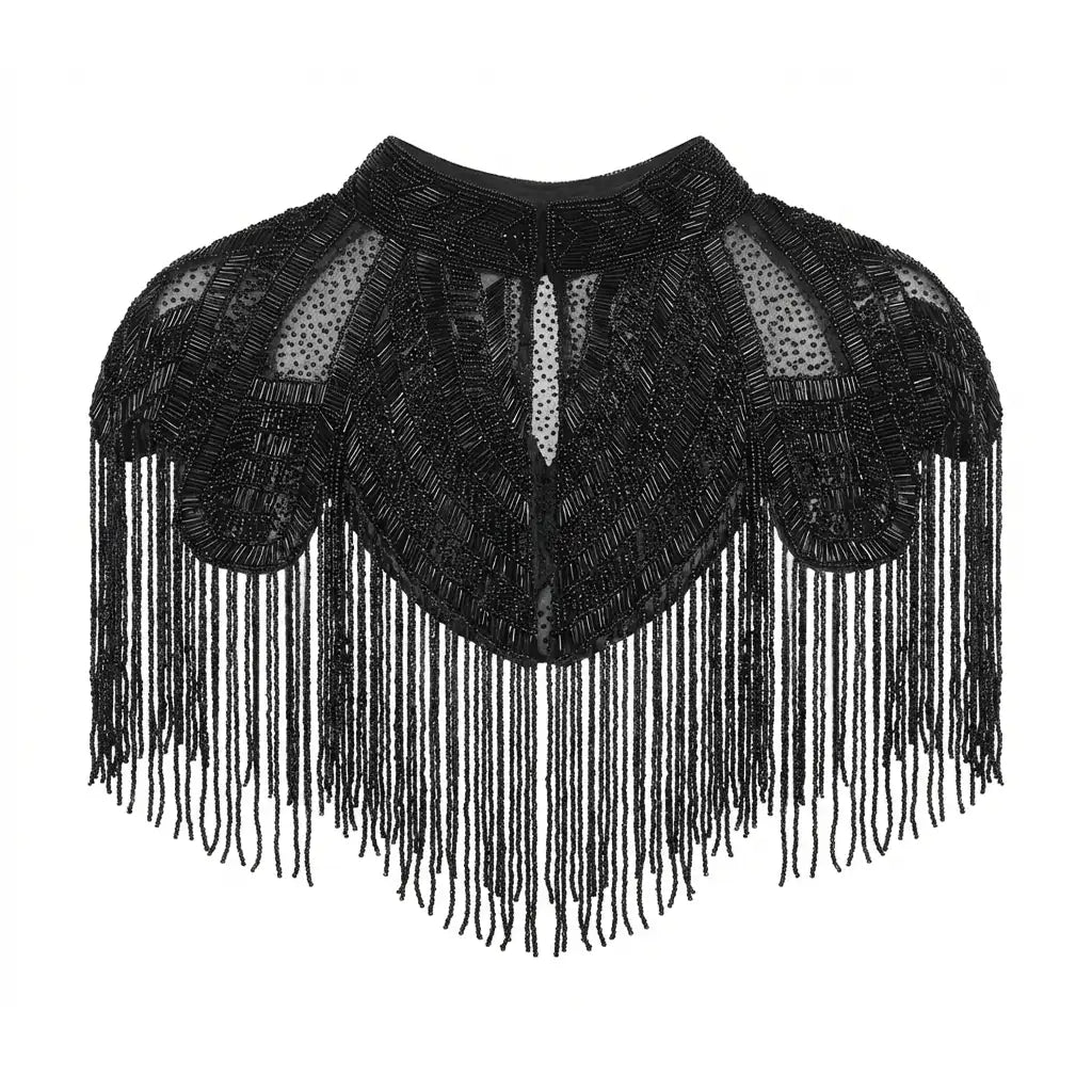 Black Lines Jewel Cape