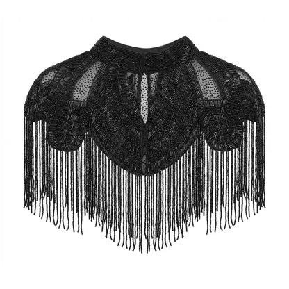 Black Lines Jewel Cape