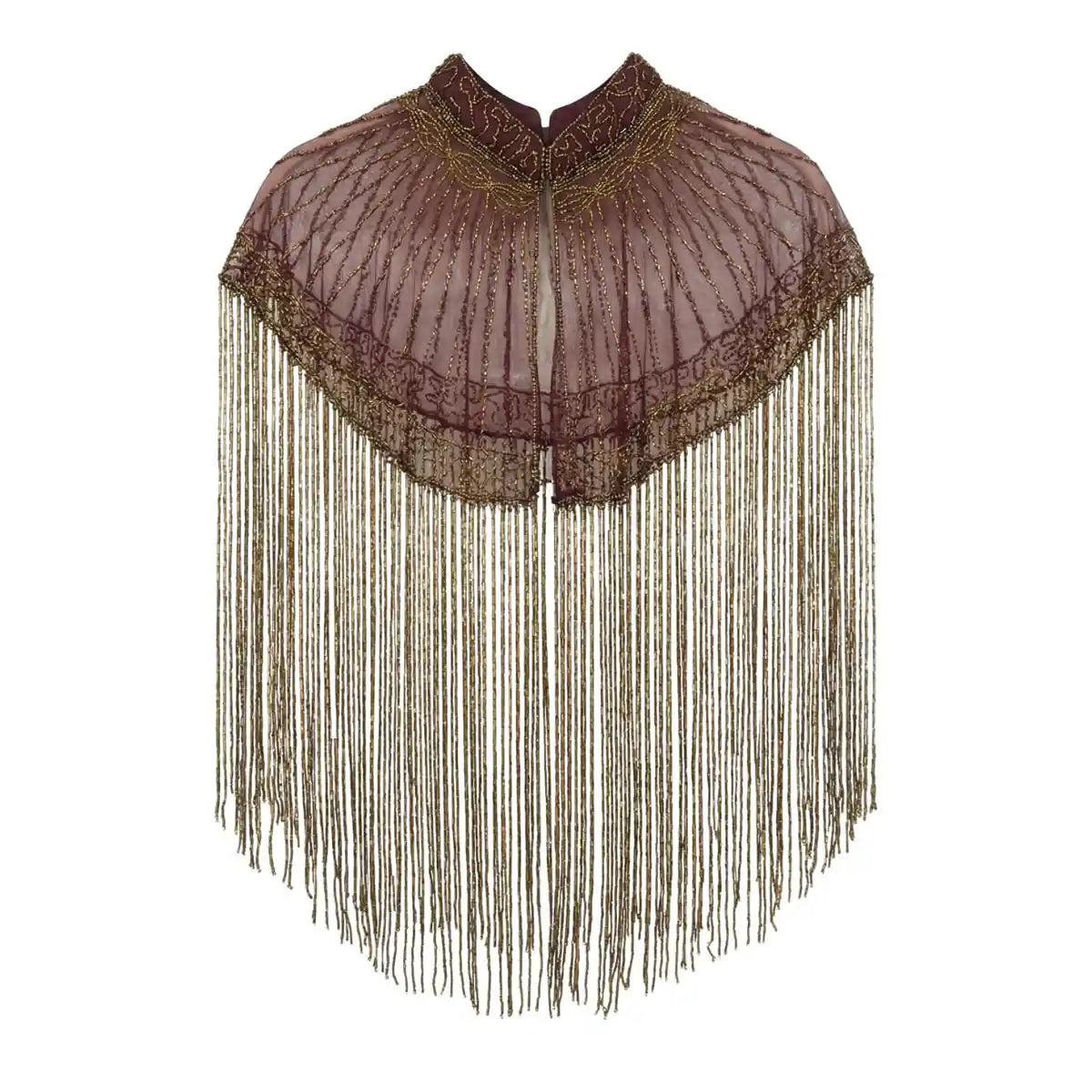 Capa Joya Luz Granate y Dorada