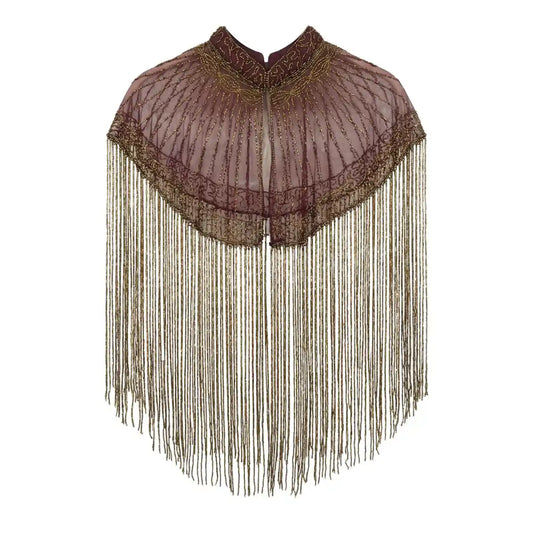 Capa Joya Luz Granate y Dorada