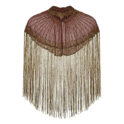 Capa Joya Luz Granate y Dorada