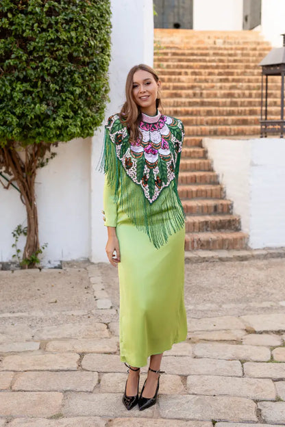 Capa Joya Multi Tribal Rosa, Morado y Verde