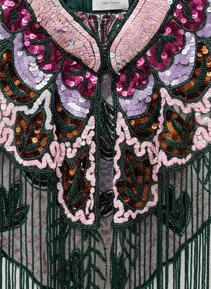 Capa Joya Multi Tribal Rosa, Morado y Verde